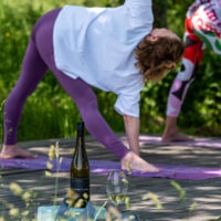 Yoga under the Cherrytree